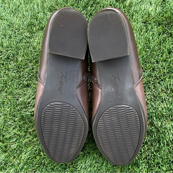 TROTTERS Womens Major Round Toe Block Heel Leather Booties Brown 10.5 M - Picture 6 of 10